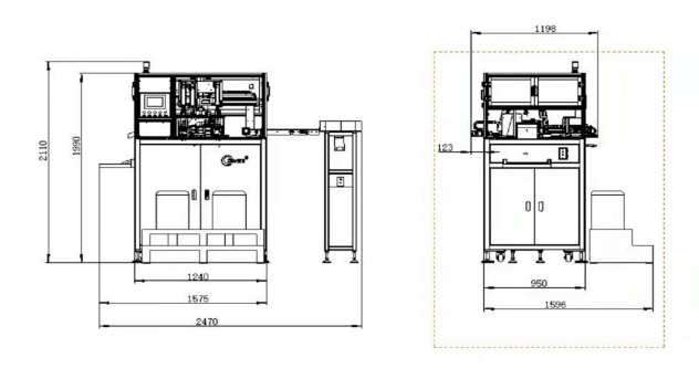 Inductance coil winding machine